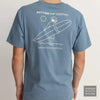 RHYTHM T-Shirt Lull (Small - XLarge) Vintage Blue