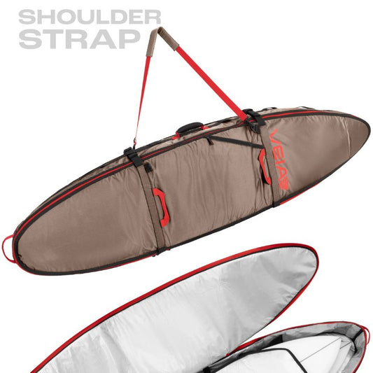 VEIA John John Florence 3/2 Convertible Travel Coffin Bag (6'0") Coyote