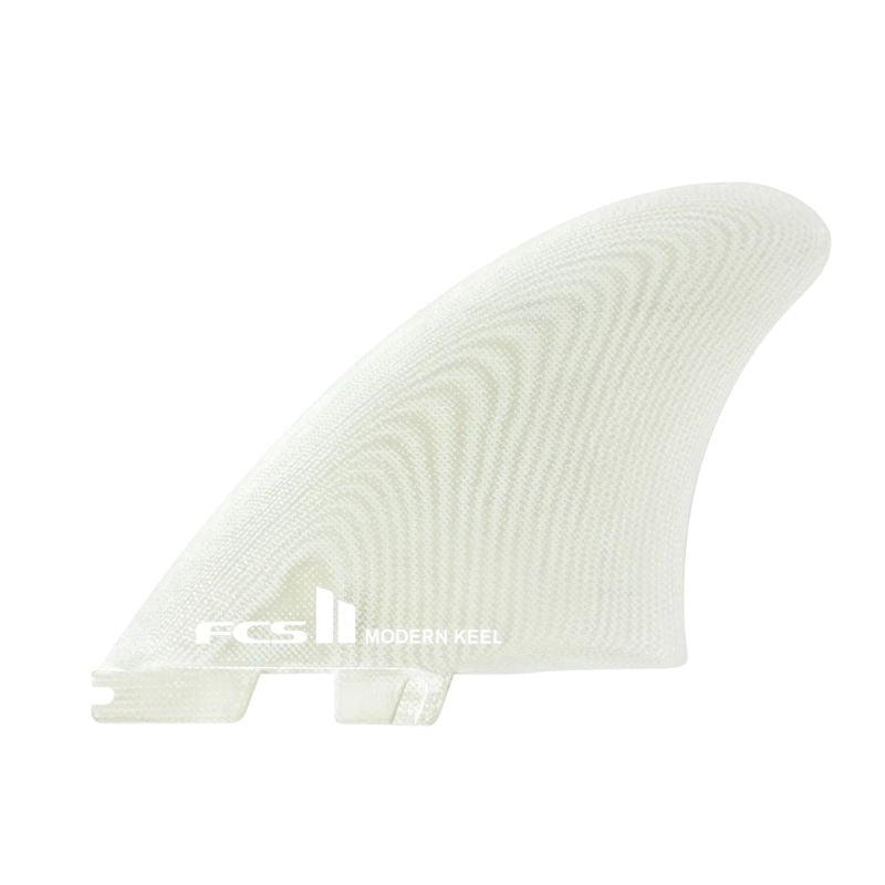 FCS II Modern Keel Twin Fin Performance Glass Clear