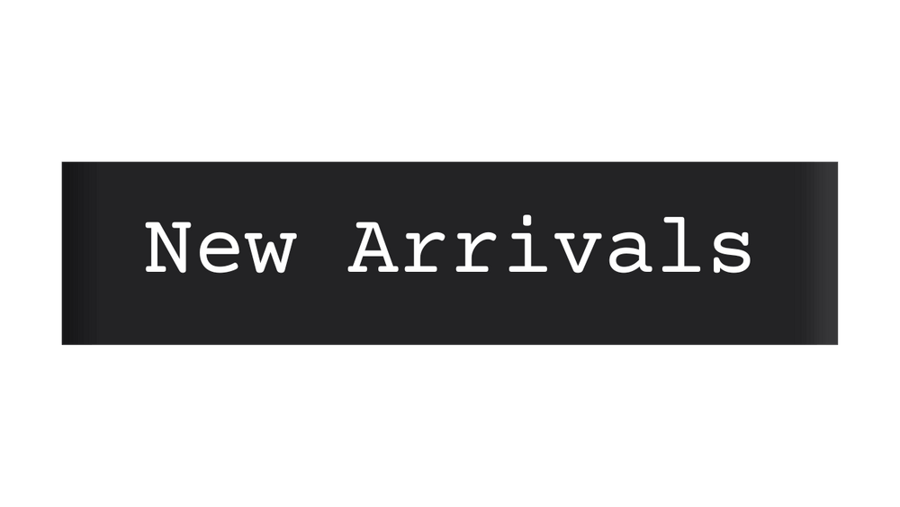New arrivals   website button youtube thumbnail