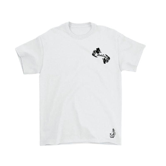 Aloha Days HIBISCUS Made in Hawaii S - XL White - Must - Have for Surfers