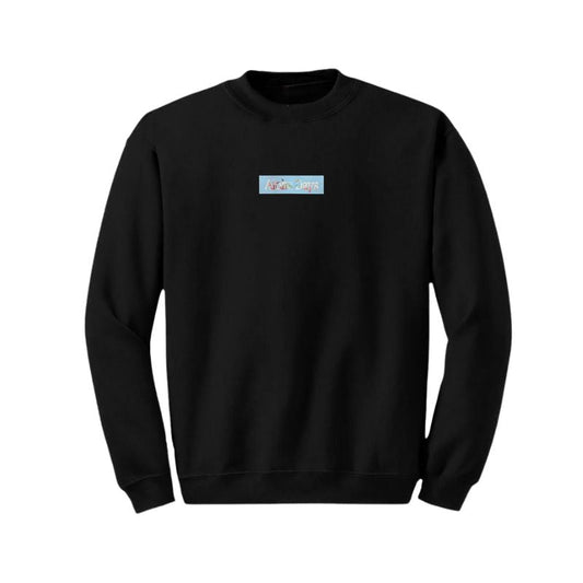 Aloha Days Sweater Box Logo LTD. Made in Hawaii (Small - XLarge) Black - Hawaiian South Shore