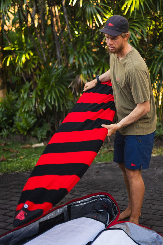 Explorer Surfboard Sock - Red (For Online Purchase Only) - Must - Have for Surfers