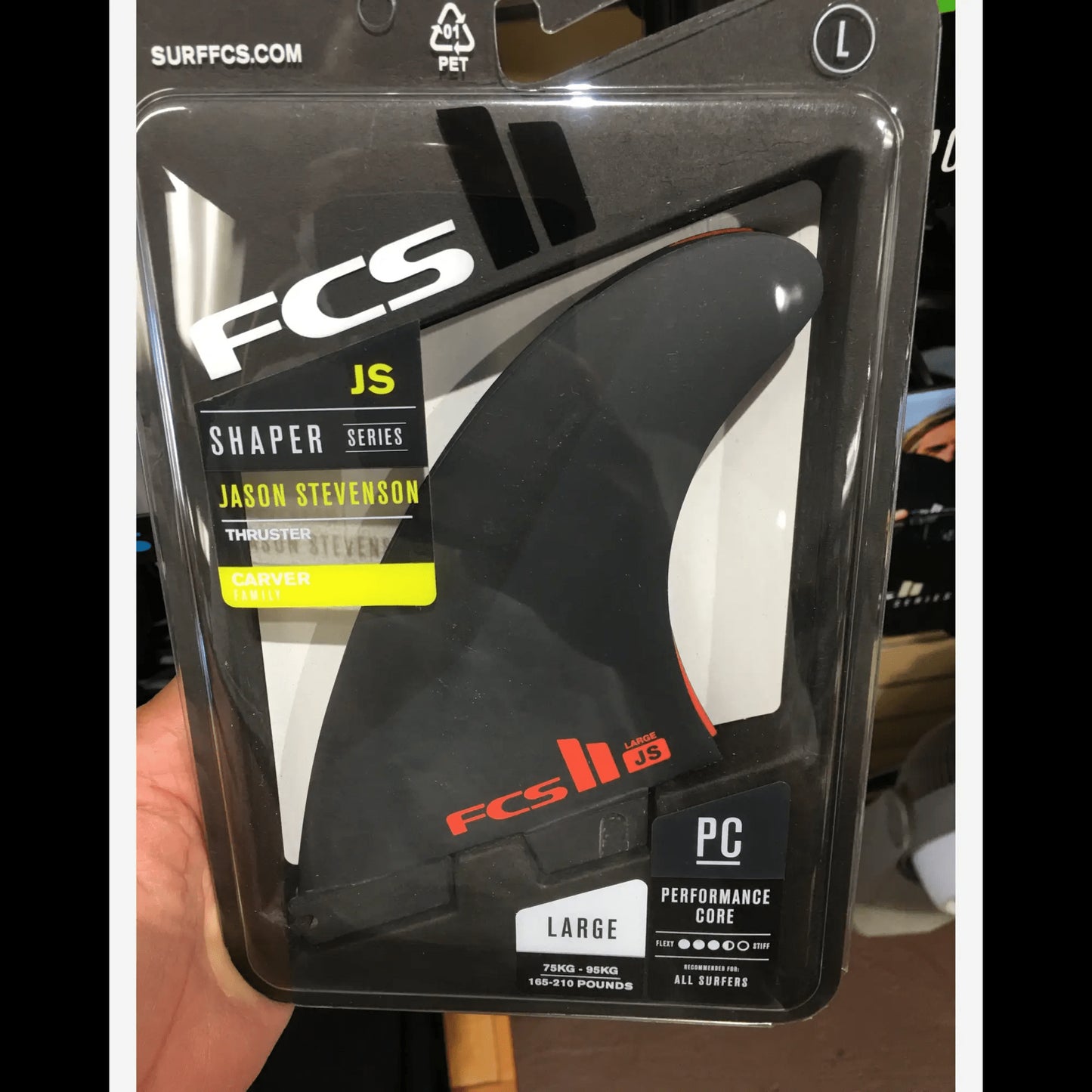 FCS II THRUSTER Jason Stevenson Performance Core Large Carver Template - Must-Have for Surfers