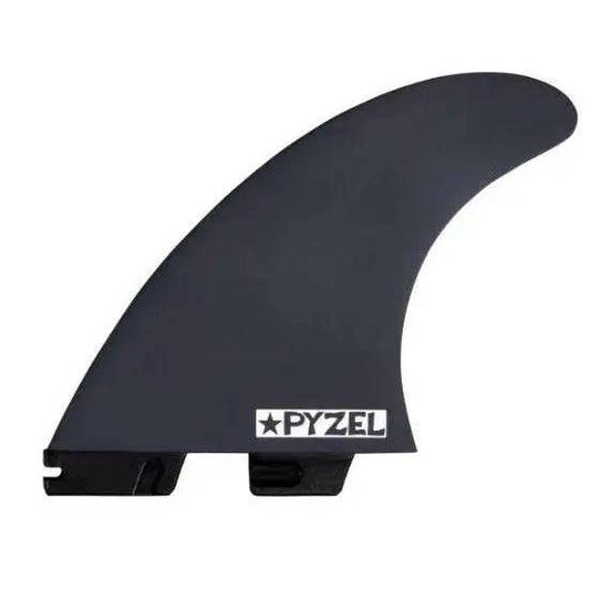 FCS II THRUSTER Jon Pyzel Performance Core Large Performer Template showing the back view of the fin