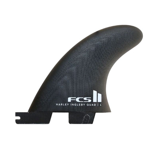 FCS II QUAD SET Harley Ingleby HIBT Performance Glass Large Smoke - Must - Have for Surfers