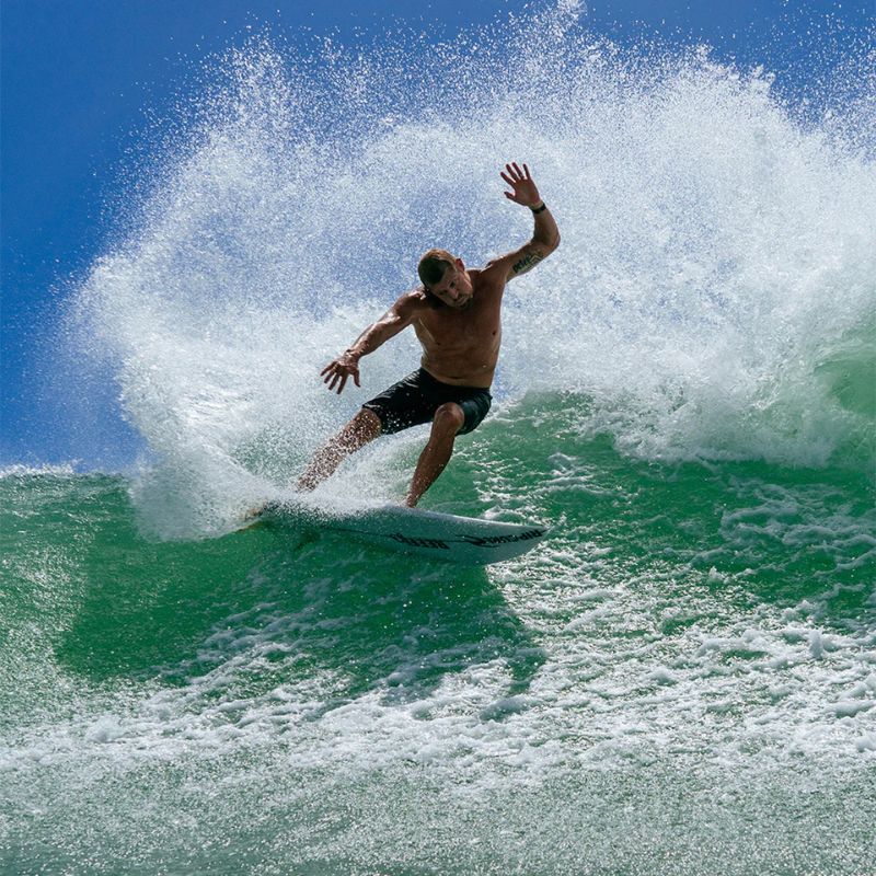 FCS II THRUSTER Mick Fanning Glass Fibre Fusion (Med - Large) Smoke White - Must - Have for Surfers