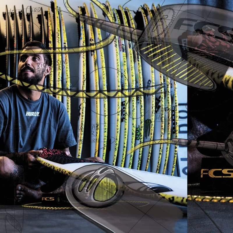 FCS Leash HELIX All Round (6') 6.5mm - Must - Have for Surfers