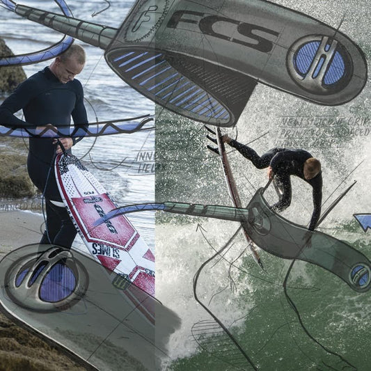 FCS Leash HELIX All Round (6') 6.5mm - Must - Have for Surfers
