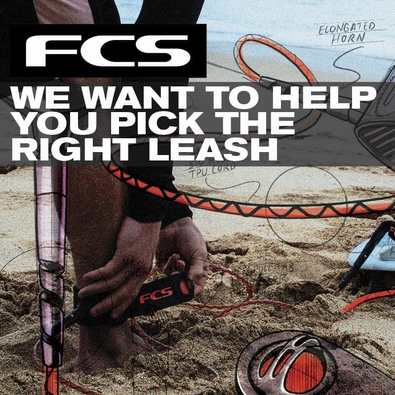 FCS Leash HELIX All Round (6') 6.5mm - Must - Have for Surfers