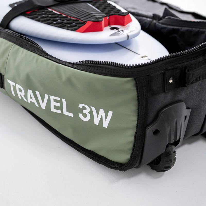 FCS Travel 3 Shortboard/Fish Wheelie Cover (6'7-7'6) Alpine - Must-Have for Surfers