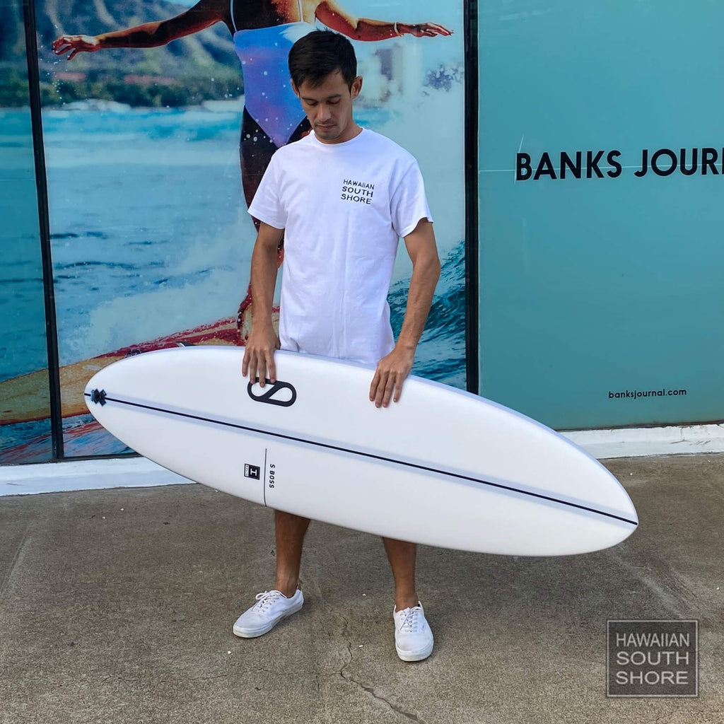 Firewire S BOSS (5’4 - 6’4) 5 Fin Futures Ibolic White SHOP SURFBOARDS Surf and Clothing Boutique Honolulu