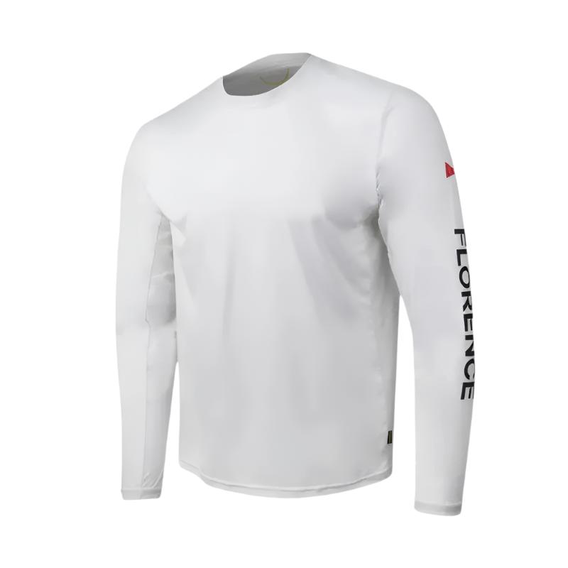 Shop Florence Marine X UPF Utility Long Sleeve Sun Pro White