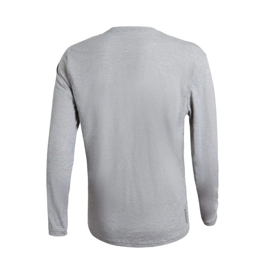 Florence Marine X Rashguard Airtex UPF Long Sleeve (XSmall - XLarge) Light Heather Grey - Must - Have for Surfers