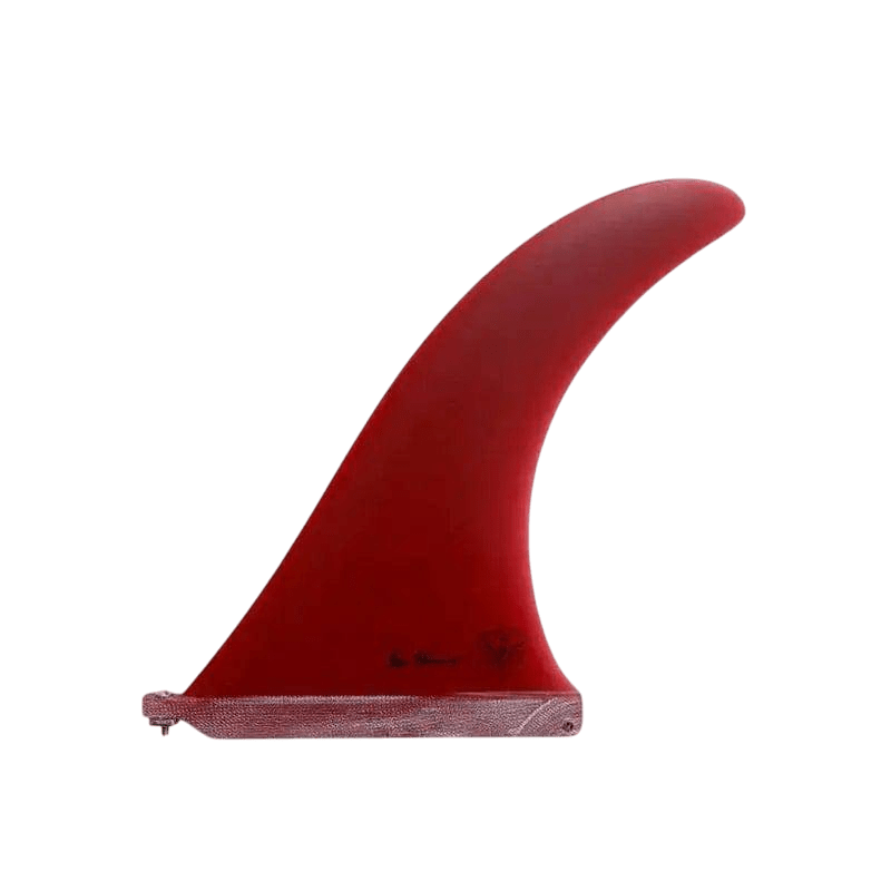 Ben Skinner Skindog SUBCENTER Longboard Fin Fiberglass (9"-11") Red - Must-Have for Surfers
