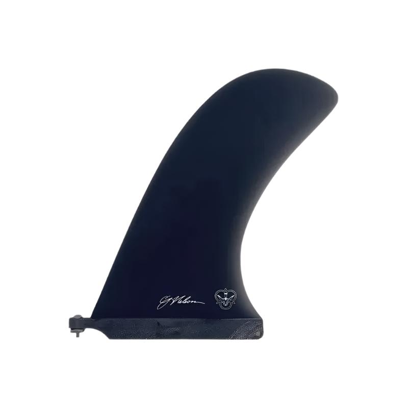 CJ Nelson CALI PIVOT 10"-11" Longboard Fin Fiberglass Black - Must-Have for Surfers