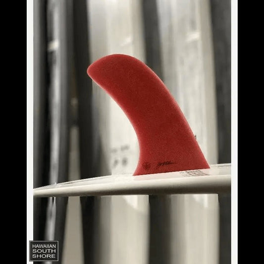 CJ Nelson CALI PIVOT Longboard Fin Fiberglass (10" - 11")/Red Color 2- hawaii