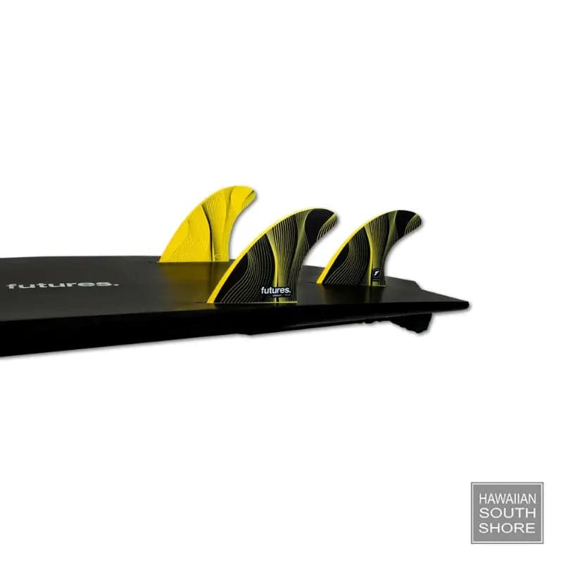 FUTURES 3-Fin Medium Honeycomb Legacy Pivot Template Yellow - SHOP SURF ACC