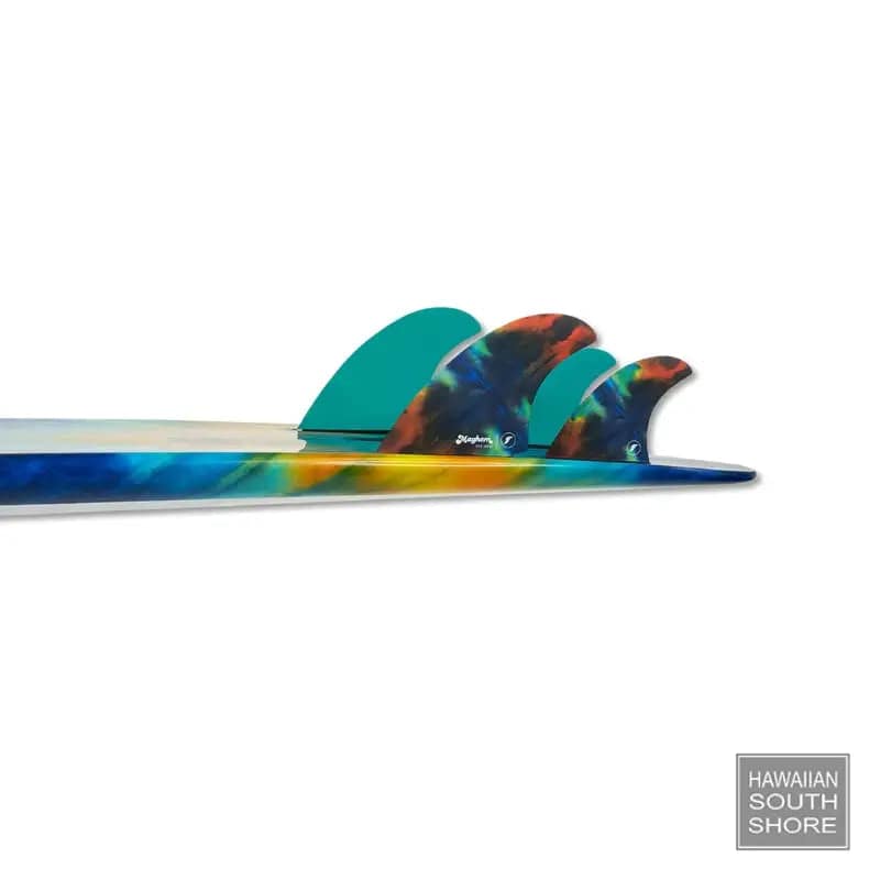 Futures QUAD Matt Biolos Mayhem Honeycomb Evil Quad Template in a surfboard