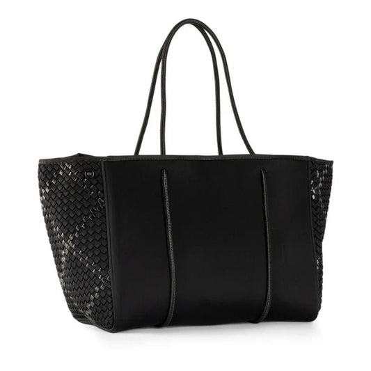 HA Tote Bag Grayson Noir Woven Black - Must - Have for Surfers