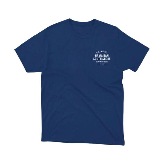 HawaiianSouthShore T-Shirt 1996 Made in Hawaii (Small - XLarge) Navy - Must - Have for Surfers