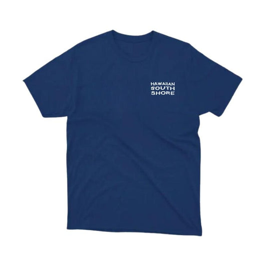 HawaiianSouthShore T-Shirt SURF SUPPLY Made in Hawaii S - XL Navy - Must - Have for Surfers