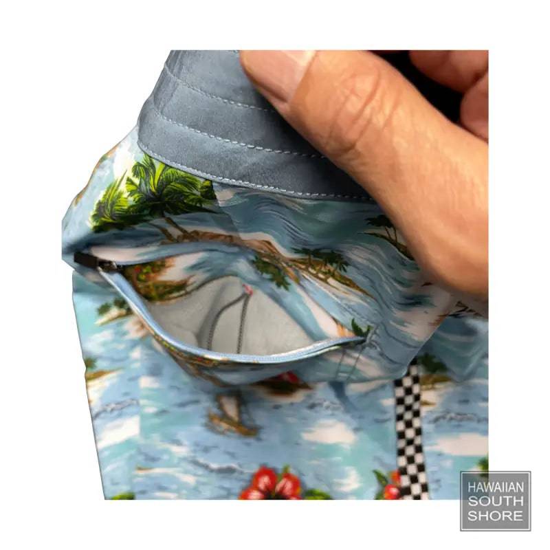 HawaiianSouthShore x Island 18 Inches Boardshorts Racer Blue - CLOTHING
