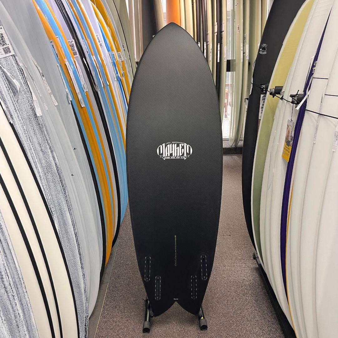 Lost RNF Retro Revamp Double Dart 5'2 FUTURES surfboard, bottom