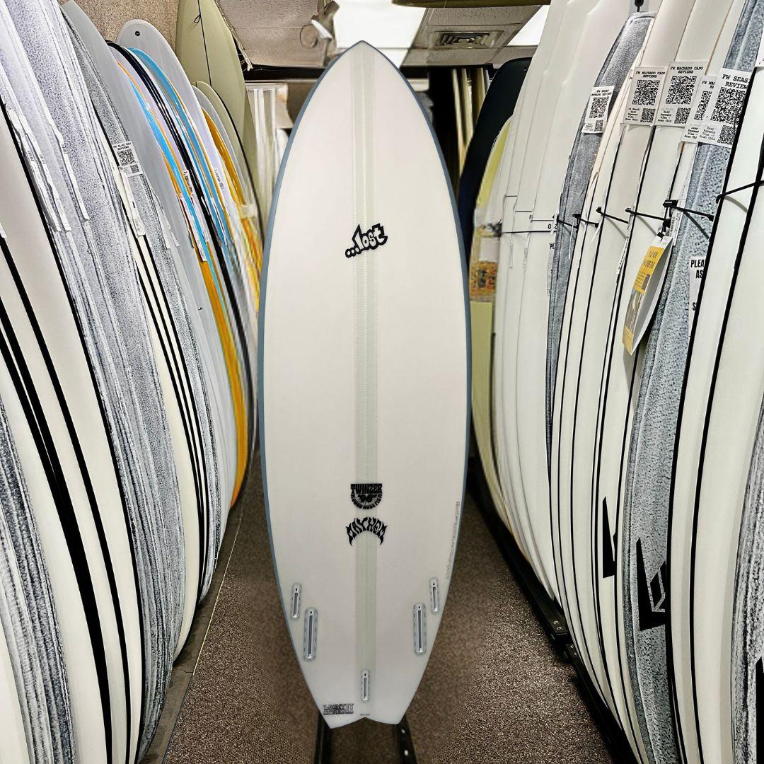 Lost RNF Twinzer 96'er Lightspeed II Futures 5'6 - Free Canards - Must-Have for Surfers