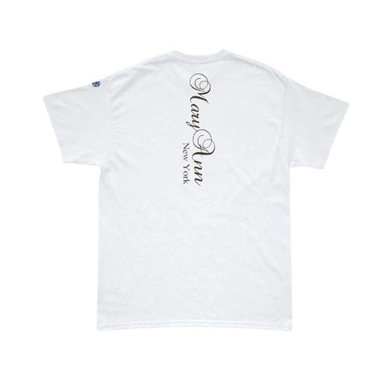 MARYANN T-Shirt Men's Small - Large White Logo - Must - Have for Surfers