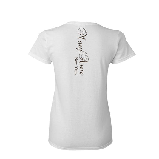 MARYANN T-Shirt Women's Small - Large White Logo - Must - Have for Surfers