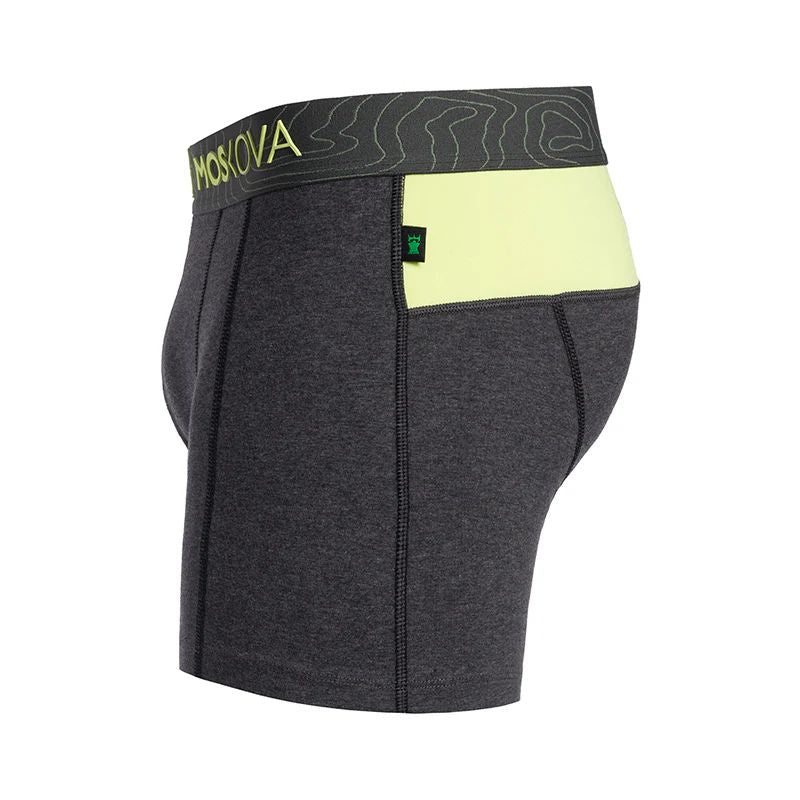 MOSKOVA Boxer M2 Cotton - Heather Charcoal - Must - Have for Surfers