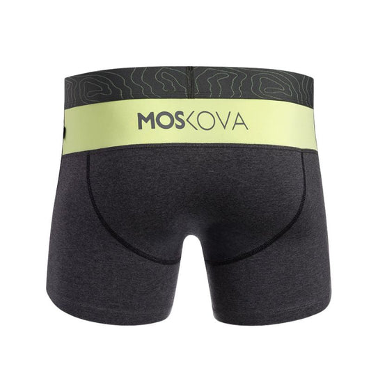 MOSKOVA Boxer M2 Cotton - Heather Charcoal - Must - Have for Surfers