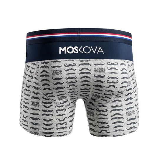 MOSKOVA Boxer M2 Cotton (Medium - XLarge) Stach Grey - Must - Have for Surfers