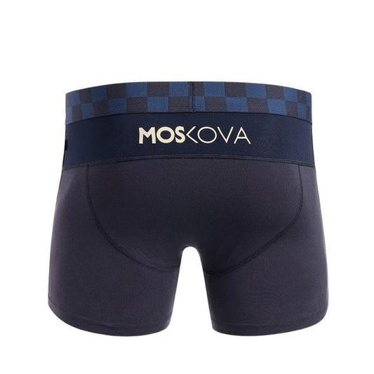 MOSKOVA Boxer M2 Cotton (Small - XLarge) Deep Checkers - Must - Have for Surfers