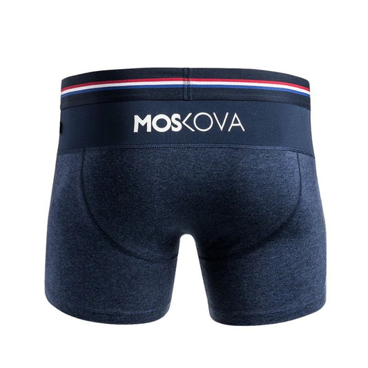 MOSKOVA BOXER M2 Cotton (Small - XXLarge) Heather Navy - Must - Have for Surfers