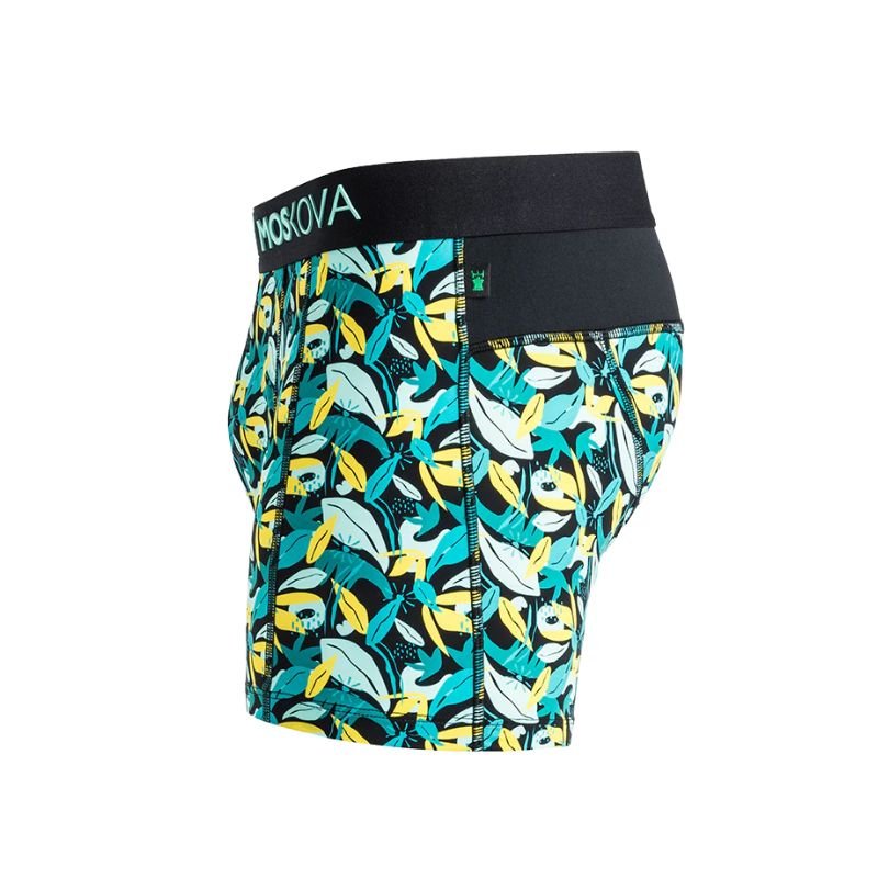 MOSKOVA BOXER M2S Polyamide Small - XLarge Tropical Leaves - Must - Have for Surfers