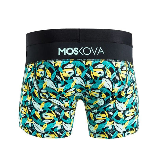 MOSKOVA BOXER M2S Polyamide Small - XLarge Tropical Leaves - Must - Have for Surfers