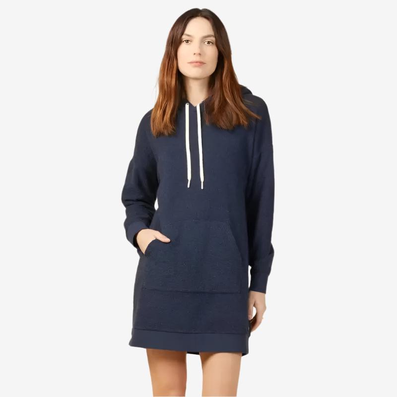 Outerknown Hightide Hoodie Dress - SALE Night Outerknown Hightide Hoodie Dress - SALE Night