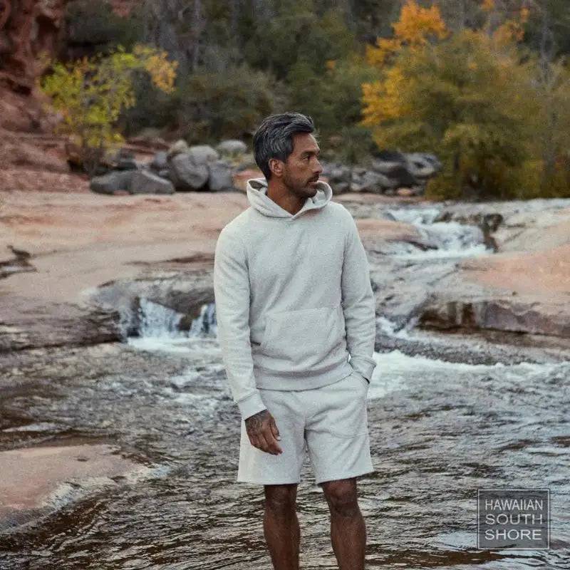 Outerknown Hoodie Hightide Pullover (XSmall-XXL) Oatmeal Heather - CLOTHING