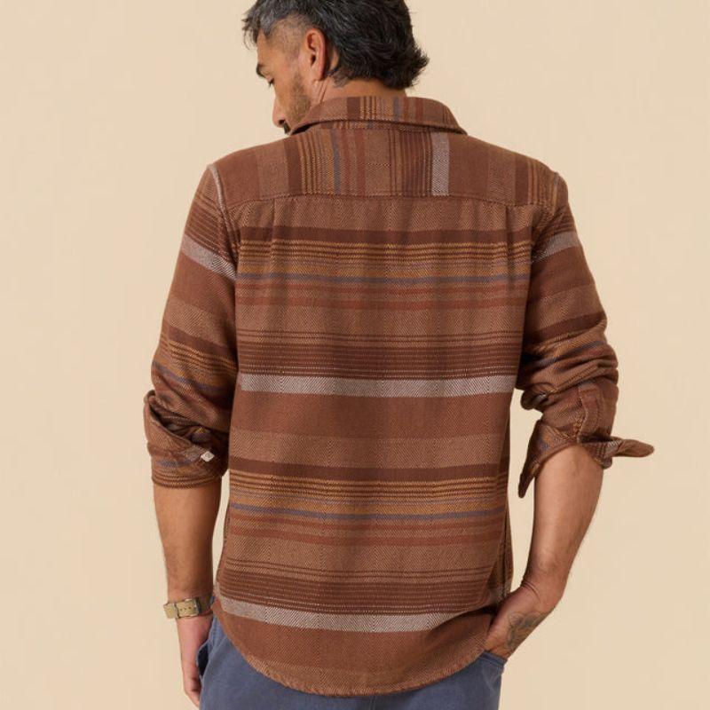 Outerknown SHIRT (Small-XXLarge) Copper Sonoran Stripe