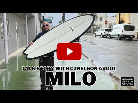 CJ Nelson MILO Fish 3 Fin FCS (6'3- 6'9) Thunderbolt Red