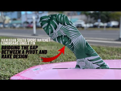 HawaiianSouthShore HATCHET Longboard Single Fin 8"-10"