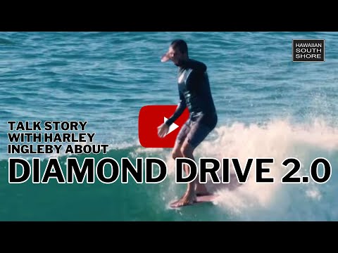 Harley Ingleby Diamond Drive 2.0 (9'2 - 9'6) 4+1 Fin Thunderbolt Red