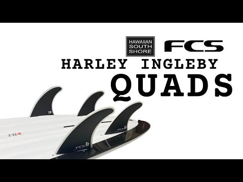 FCS II QUAD Harley Ingleby Longboard Black