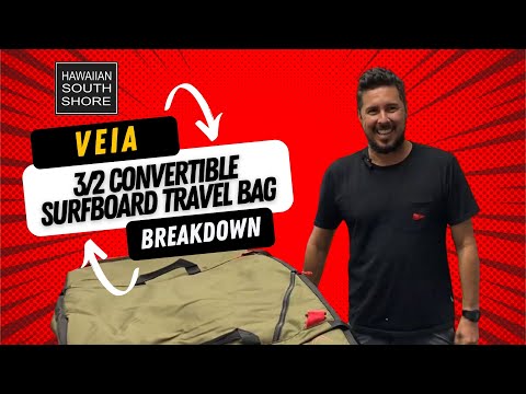 VEIA John John Florence 3/2 Convertible Travel Coffin Bag (6'0" | 6'6") Olive