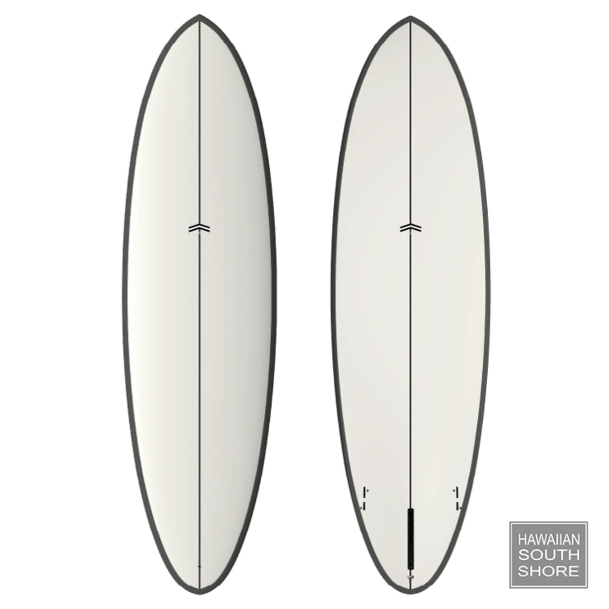 CJ Nelson OUTLIER X (6'3-6'9) 2+1 Fin Thunderbolt Black WHITE/CARBON RAIL - SHOP SURFBOARDS