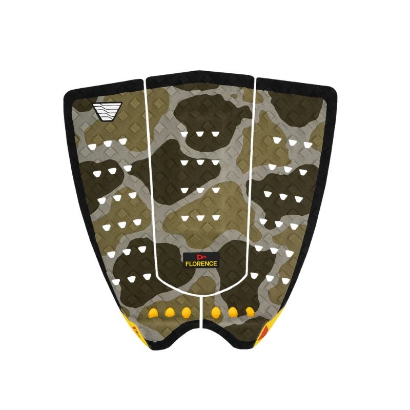 VEIA x Florence Deckpad JJF Round Tail Pro Camo with FMX Logo - Must - Have for Surfers