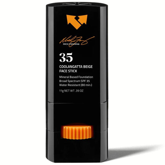 Vertra Face Stick Sunscreen SPF 35 Mick Fanning Coolangatta Beige - Must - Have for Surfers