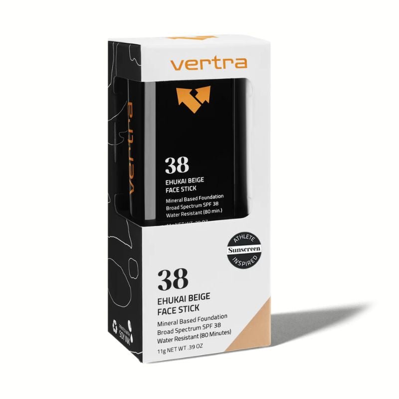 Vertra Face Stick Sunscreen SPF 38 Ehukai Beige - Must - Have for Surfers